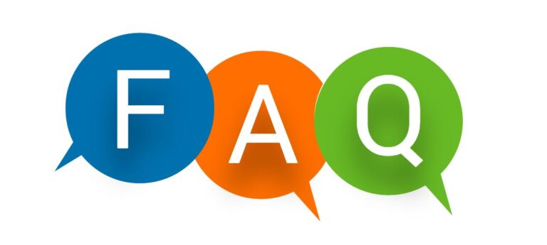 FAQ chat balloons illustration for addiction recovery counseling at Shawn Rumble Counselling Services