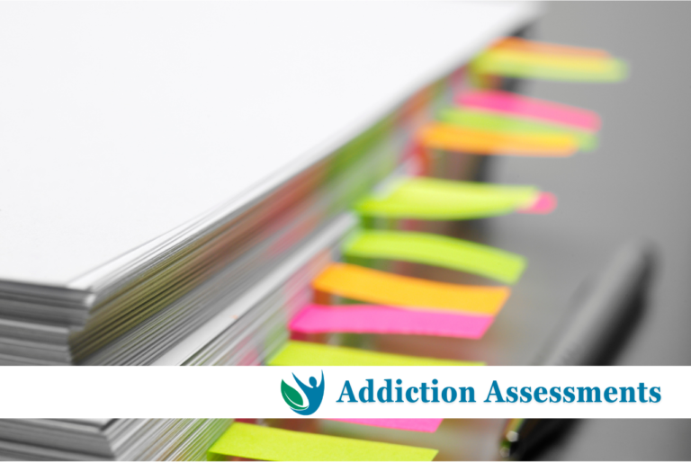 Addiction assessment tools and documents at Shawn Rumble Recovery Services.